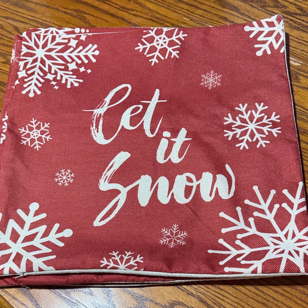 Red Holiday Pillow Covers